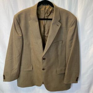 Alexandre London Savile Row 100% Wool Size 46L Sport Coat Blazer Houndstooth‎